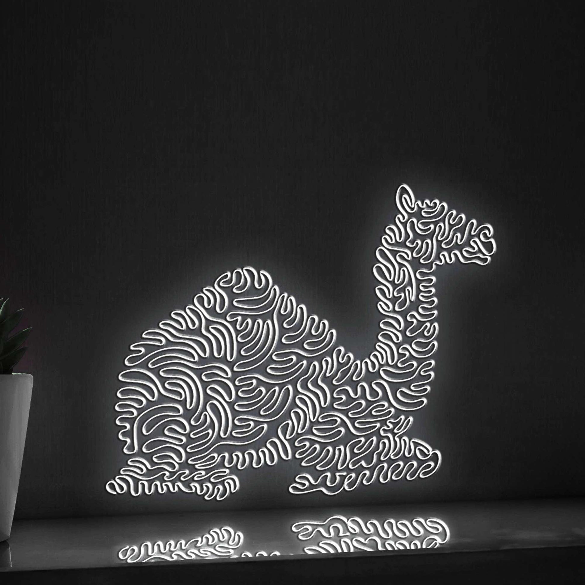 Adorable Camel EL Neon Art for Boho Decor - myneonup