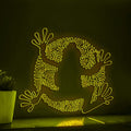 Frog One Line EL Wire Neon Sign - Long Leg Amphibian Art - myneonup