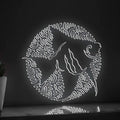 Angelfish One Line EL Wire Neon Sign - Ideal for Aquarium Lovers & Decor - myneonup