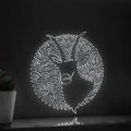 Antelope One Line Art EL Wire Neon Sign - Desert Wildlife Wall Decor - myneonup