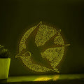 Swallow One Line EL Wire Neon Sign - Ideal for Boho Nursery & Living Room Decor - myneonup