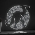 Parasaurolophus EL Neon Light - Crested Dino Wall Art - myneonup