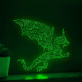 Flying Dragon EL Wire Neon Sign - Fantasy Wall Decor - myneonup