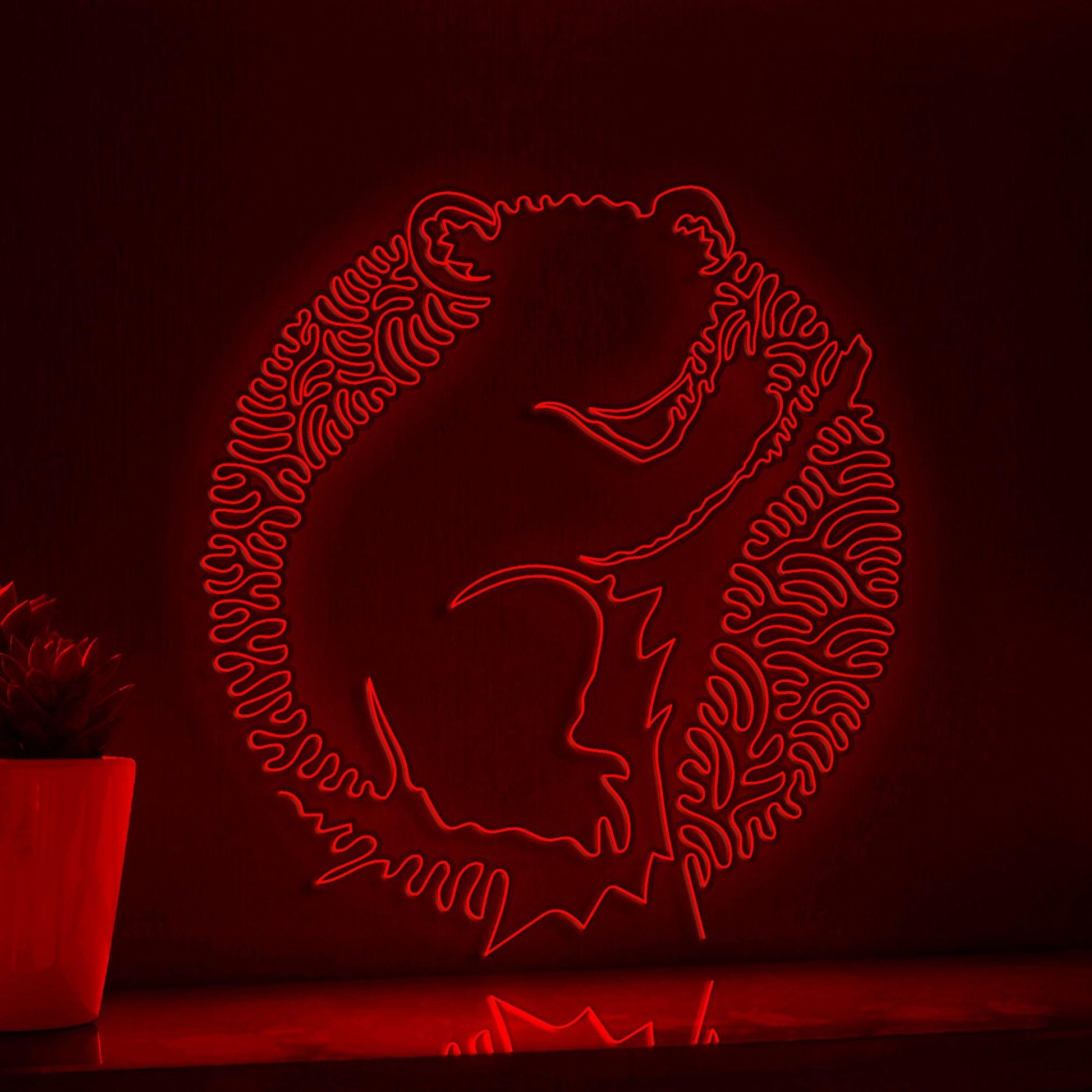 Koala One Line EL Wire Neon Sign - Tree Climber Wall Art - myneonup