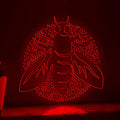 Bee One Line Art EL Wire Neon Sign - Insect Boho Decor - myneonup