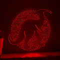Parasaurolophus EL Neon Light - Crested Dino Wall Art - myneonup