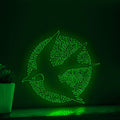 Swallow One Line EL Wire Neon Sign - Ideal for Boho Nursery & Living Room Decor - myneonup