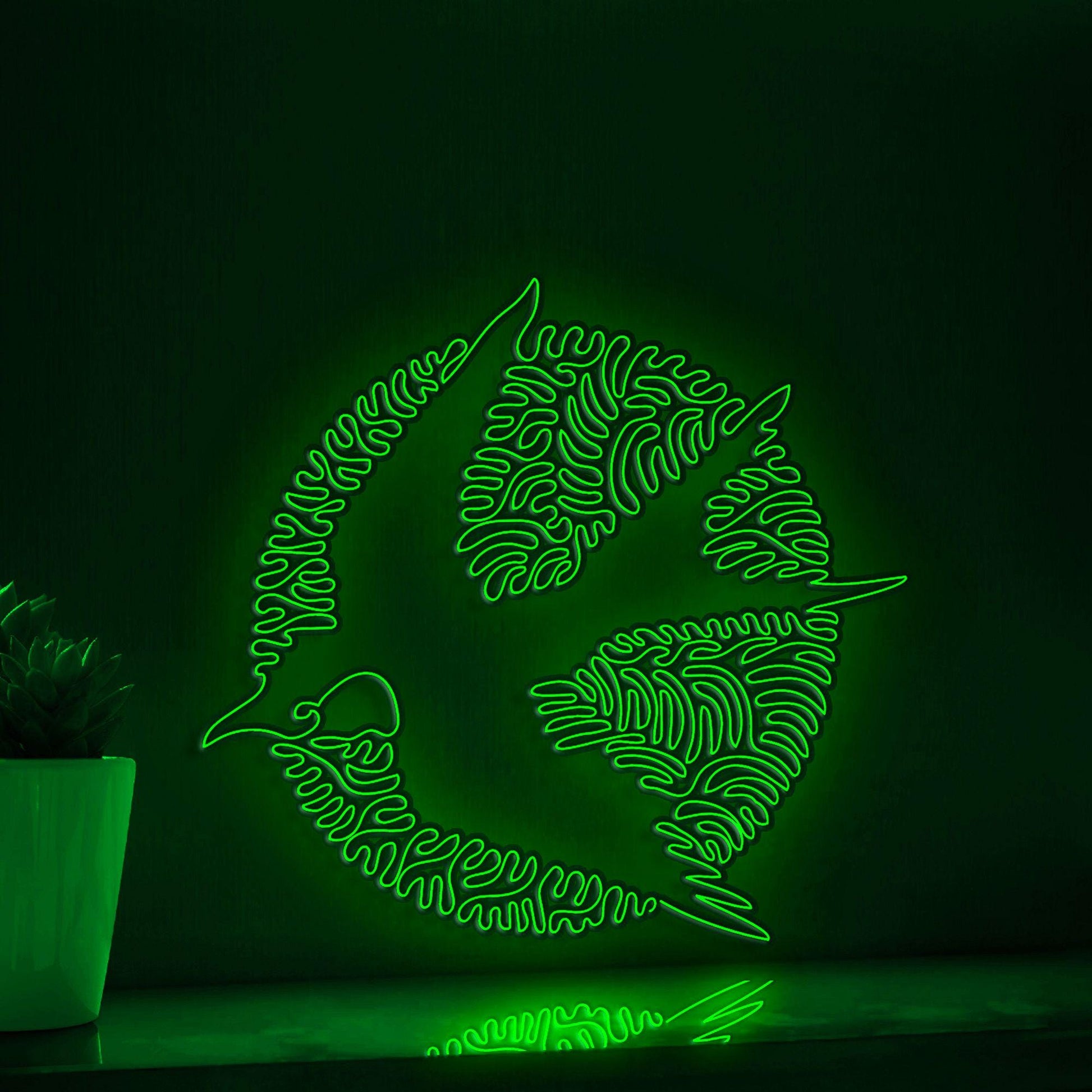Swallow One Line EL Wire Neon Sign - Ideal for Boho Nursery & Living Room Decor - myneonup