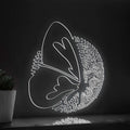 Butterfly One Line EL Neon - Insect Boho Decor - myneonup
