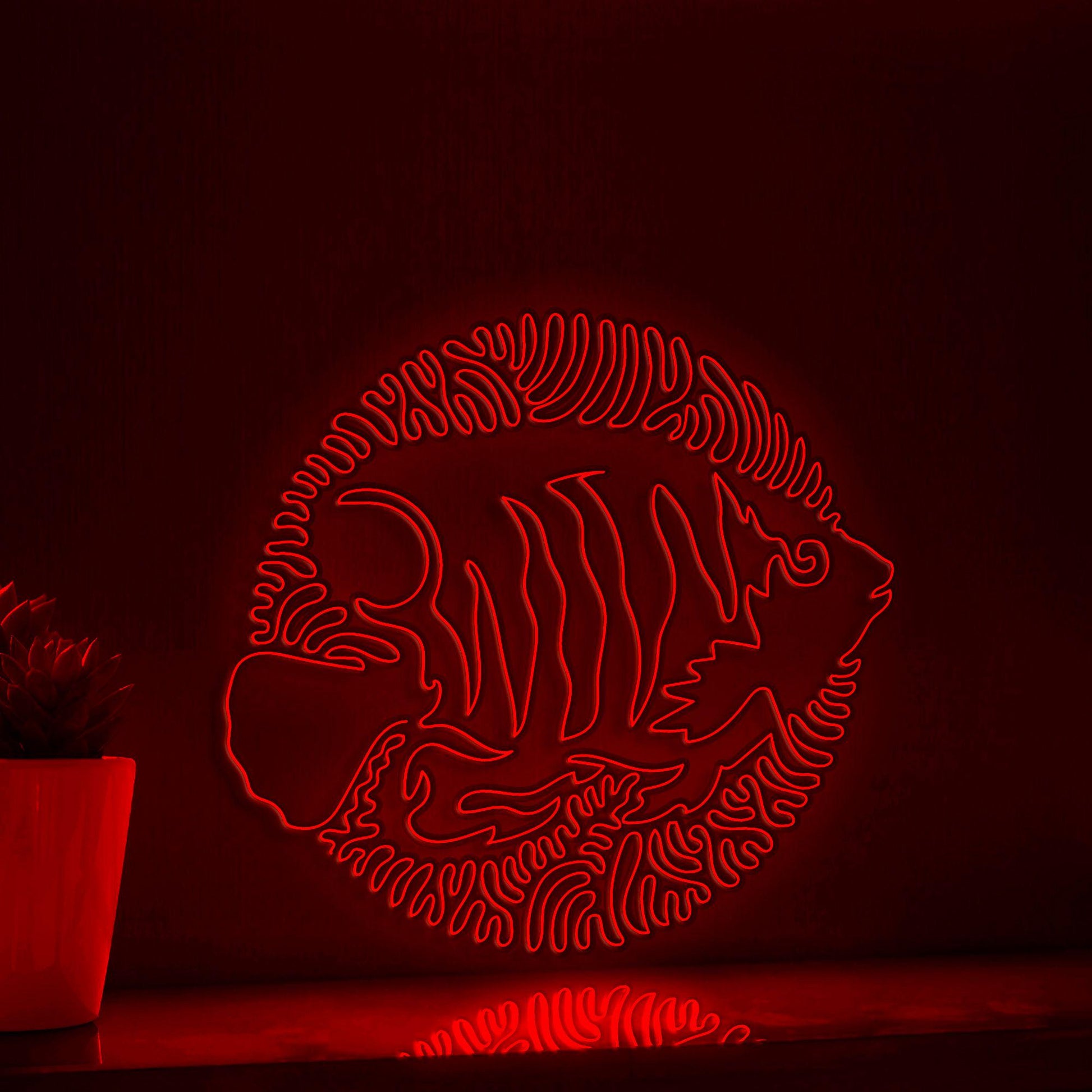 Regal Angelfish EL Wire Neon Sign - Aggressive Beauty Decor - myneonup