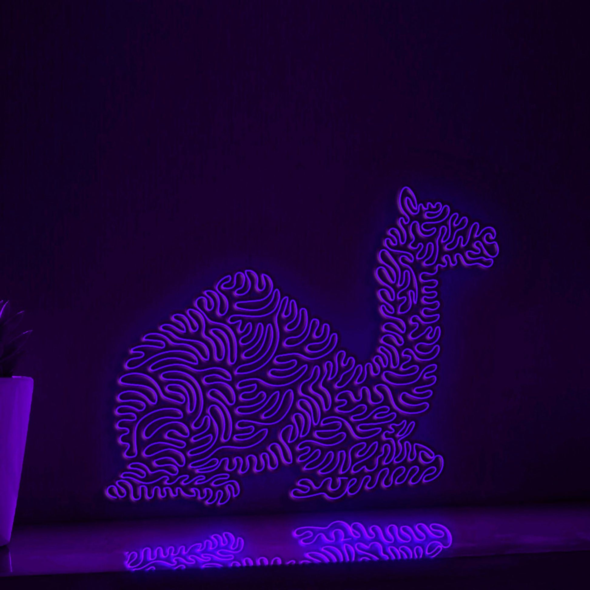 Adorable Camel EL Neon Art for Boho Decor - myneonup