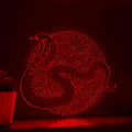 Cobra One Line Art EL Wire Neon Sign - Snake Wall Decor - myneonup
