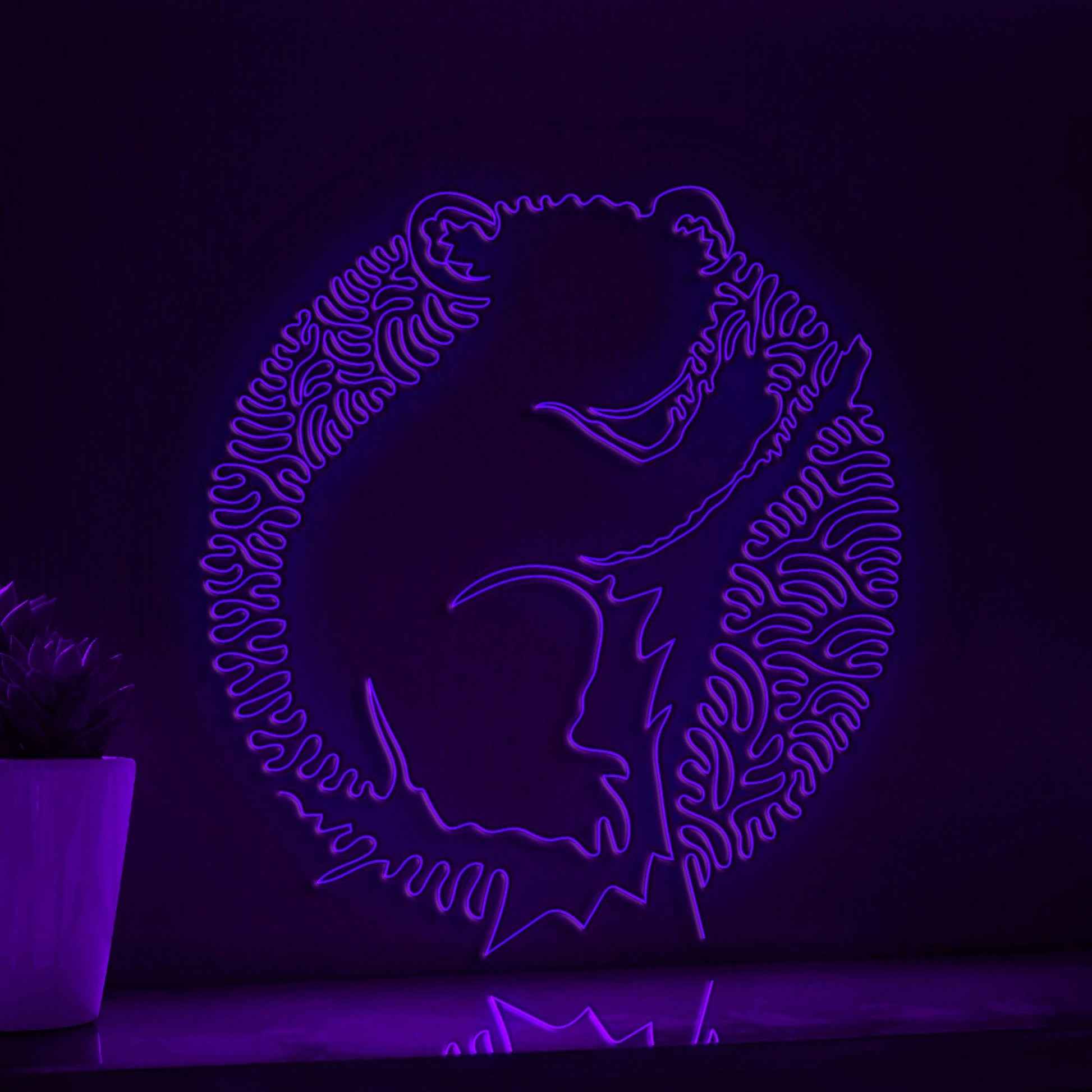 Koala One Line EL Wire Neon Sign - Tree Climber Wall Art - myneonup
