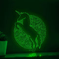 Unicorn One Line Art EL Wire Neon Sign - Mythical Creature Wall Decor - myneonup