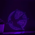 Swallow One Line EL Wire Neon Sign - Ideal for Boho Nursery & Living Room Decor - myneonup