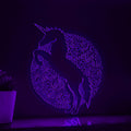 Unicorn One Line Art EL Wire Neon Sign - Mythical Creature Wall Decor - myneonup