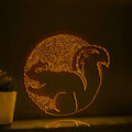 Squirrel One Line Neon - Fluffy Tail Forest Themed Decor - myneonup