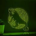 Iguana One Line EL Wire Neon Sign - Tropical Lizard Wall Decor - myneonup