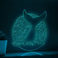 Whale Ambush One Line EL Wire Neon Sign - Ocean Giant Wall Art - myneonup
