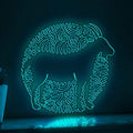 Goat One Line Art EL Wire Neon Sign - Farm Animal Minimalist Decor - myneonup