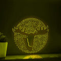 Moose Antlers One Line EL Neon - Forest Animal Wall Art Decor - myneonup