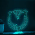 Rooster One Line Art EL Wire Neon Sign 2 - Farm Bird Boho Wall Decor - myneonup