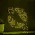 Iguana One Line EL Wire Neon Sign - Tropical Lizard Wall Decor - myneonup