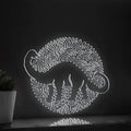 Apatosaurus One Line EL Neon - Dino Tail Wall Decor - myneonup