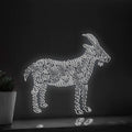 Goat One Line EL Wire Neon Sign - Farm-Raised Animal Decor - myneonup