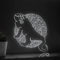 Iguana One Line EL Wire Neon Sign - Tropical Lizard Wall Decor - myneonup