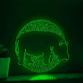 Hippo One Line EL Neon - Grazer Animal Wall Decor - myneonup