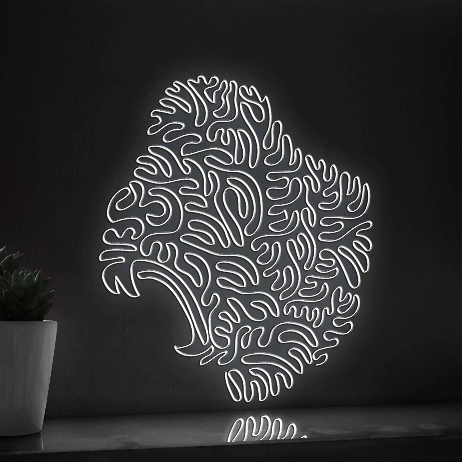 Gorilla One Line EL Neon - Largest Ape Wall Art - myneonup