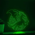 Dragon One Line Art EL Wire Neon Sign - Mythical Creature Decor - myneonup