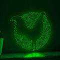 Rooster One Line Art EL Wire Neon Sign 1 - Farm Bird Boho Wall Decor - myneonup