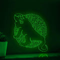 Iguana One Line EL Wire Neon Sign - Tropical Lizard Wall Decor - myneonup