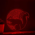 Squirrel One Line Neon - Fluffy Tail Forest Themed Decor - myneonup