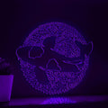 Koi Fish One Line EL Wire Neon Sign - Asian Zen Wall Art Decor - myneonup