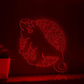 Iguana One Line EL Wire Neon Sign - Tropical Lizard Wall Decor - myneonup