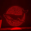 Adorable Whale One Line EL Wire Neon Sign - Sea Animal Wall Art - myneonup