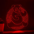 Panda One Line EL Wire Neon Sign - Bamboo Lover Wall Art - myneonup