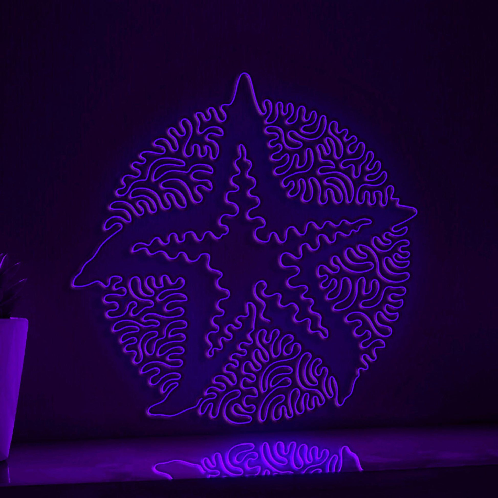 Starfish One Line EL Neon - Sea Creature Wall Art - myneonup