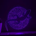 Lizard One Line Art EL Wire Neon Sign - Abstract Reptile Wall Decor - myneonup
